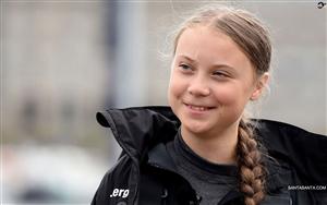 Greta Thunberg,a Swedish environmental activist